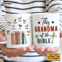 Personalized Gift for Grandma Is Of The Bible Floral Books Mug 27162 thumb 1