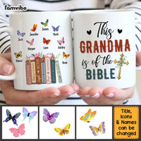 Personalized Gift for Grandma Is Of The Bible Floral Books Mug 27162 thumb 1