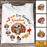 Personalized Gift For Grandma Thankful Turkey Shirt - Hoodie - Sweatshirt 27167 thumb 1