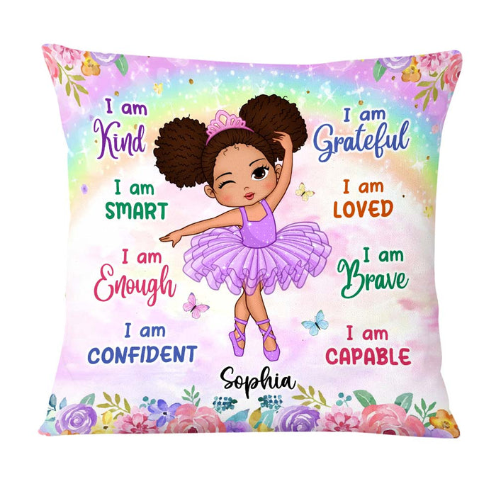 Personalized Gift For Granddaughter Ballet Theme Pillow 27170 1
