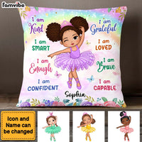 Personalized Gift For Granddaughter Ballet Theme Pillow 27170 thumb 1