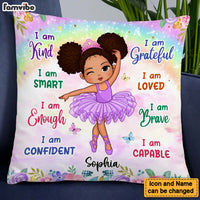 Personalized Gift For Granddaughter Ballet Theme Pillow 27170 thumb 1