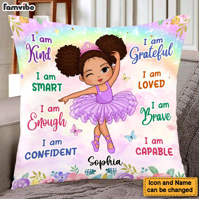 Personalized Gift For Granddaughter Ballet Theme Pillow 27170 1