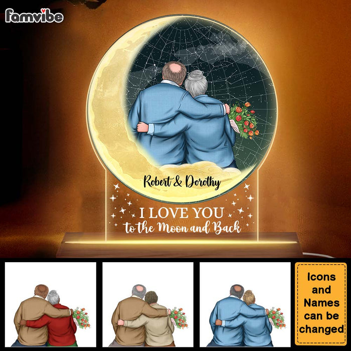 Personalized Gift For Couple Husband Wife I Love You Plaque LED Lamp Night Light 27171 1