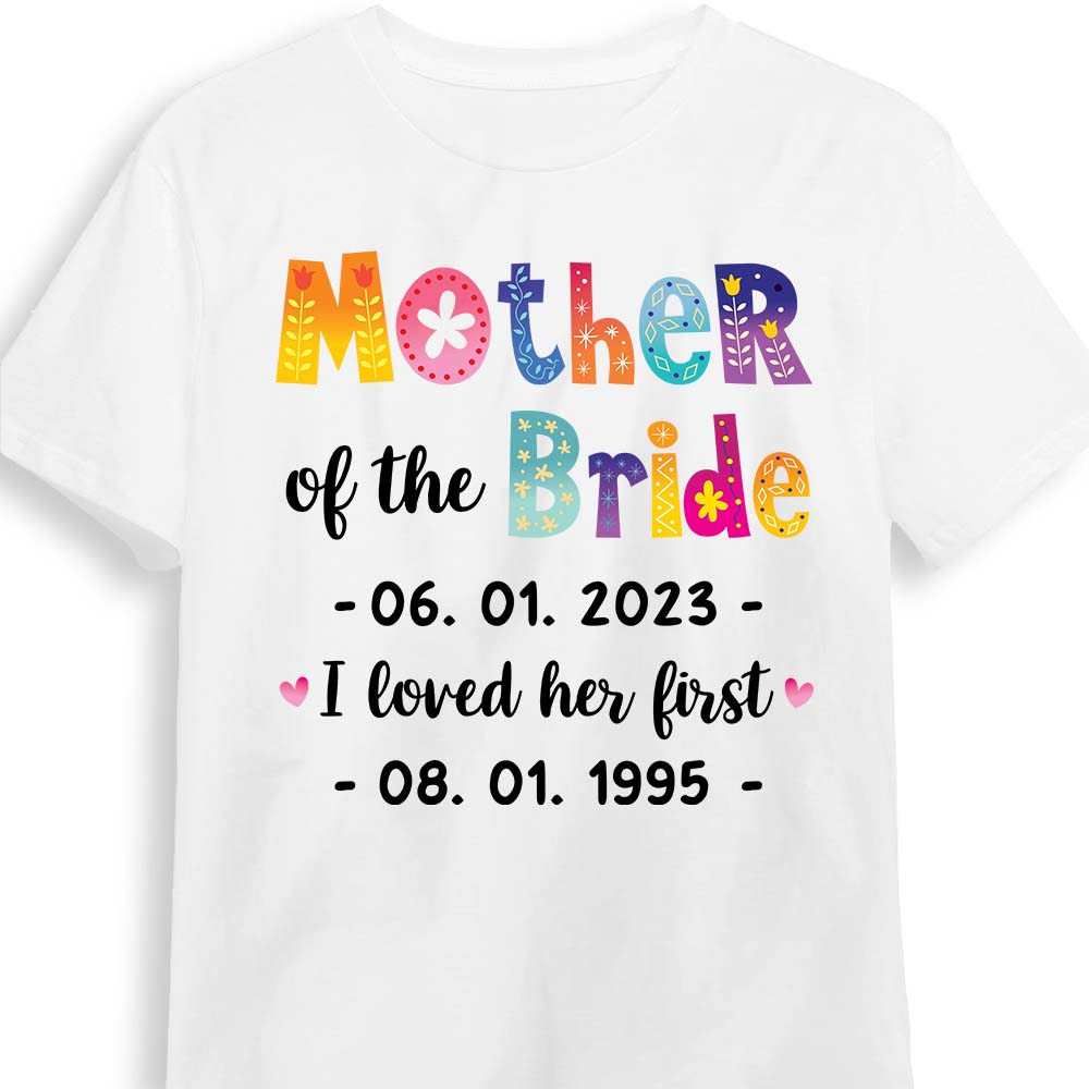 Personalized Gift For Mom Mother Of The Bride Shirt Hoodie Sweatshirt 27173 Primary Mockup