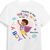 Personalized Gift For Son Grandson There Is No Wrong Way To Be A Boy Kid T Shirt 27176 1