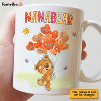 Personalized Gift For Grandma Grandma Bear Heart Balloons Mug 27177 thumb 1