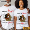 Personalized Gift Afro Black Couple King Queen Couple T Shirt 27179 1