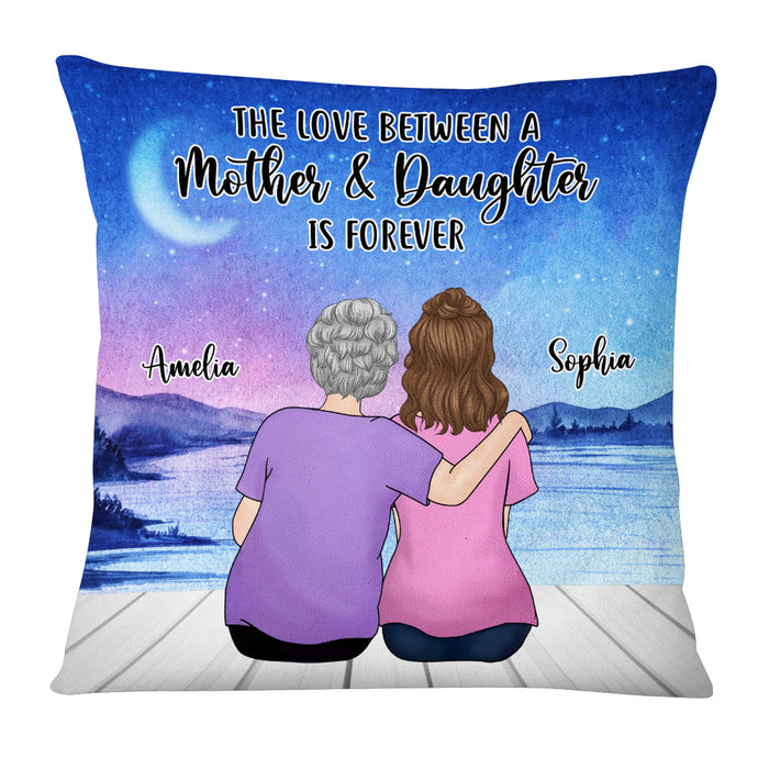 Personalized Gift For Daughter From Mom Love Forever Pillow 27180 1