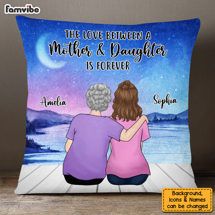 Personalized Gift For Daughter From Mom Love Forever Pillow 27180 1