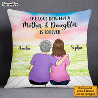 Personalized Gift For Daughter From Mom Love Forever Pillow 27180 thumb 1