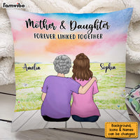 Personalized Gift For Daughter From Mom Love Forever Pillow 27180 thumb 1