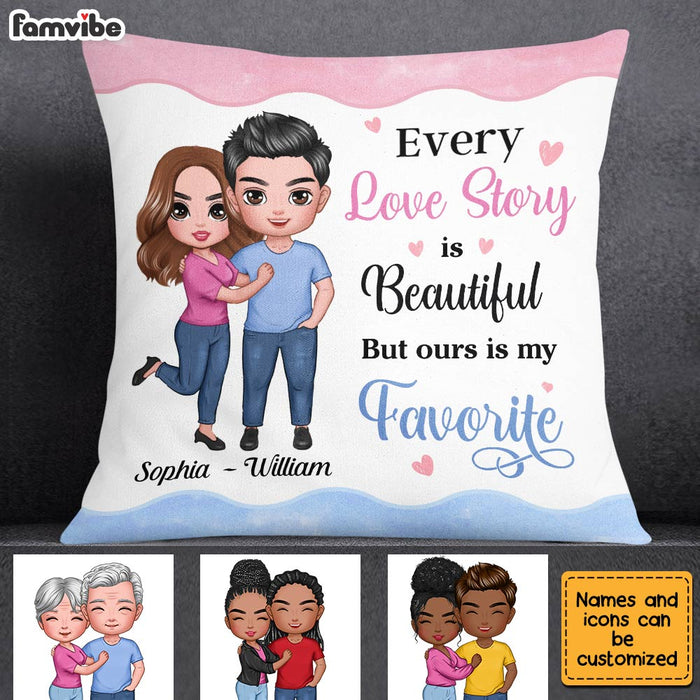Personalized Couple Love Story Pillow JL264 23O28 1
