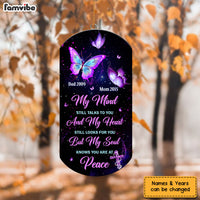 Personalized Memorial Gift Butterfly My Mind My Heart My Soul Wind Chimes 27189 thumb 1
