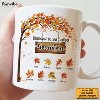 Personalized Gift For Grandma Blessed To Be Called Autumn Mug 27191 thumb 1