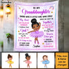 Personalized Gift For Granddaughter There Was A Girl Blanket 27194 1