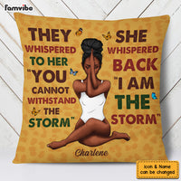 Personalized Gift For Daughter I Am The Storm Pillow 27200 thumb 1