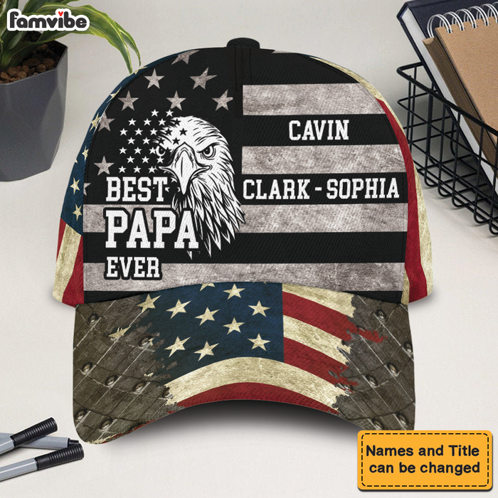 Personalized Gift for Grandpa Bald Eagle Cap 27201 1