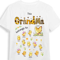 Personalized Shirt Chicken This Grandma Belongs To Birthday Gift For Nana, Grandma, Mom Shirt - Hoodie - Sweatshirt 27204 thumb 1