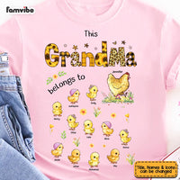 Personalized Shirt Chicken This Grandma Belongs To Birthday Gift For Nana, Grandma, Mom Shirt - Hoodie - Sweatshirt 27204 thumb 1