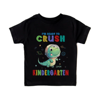 Personalized Gift For Grandson Dinosaur Galaxy Back To School Kid T Shirt 27207 thumb 1