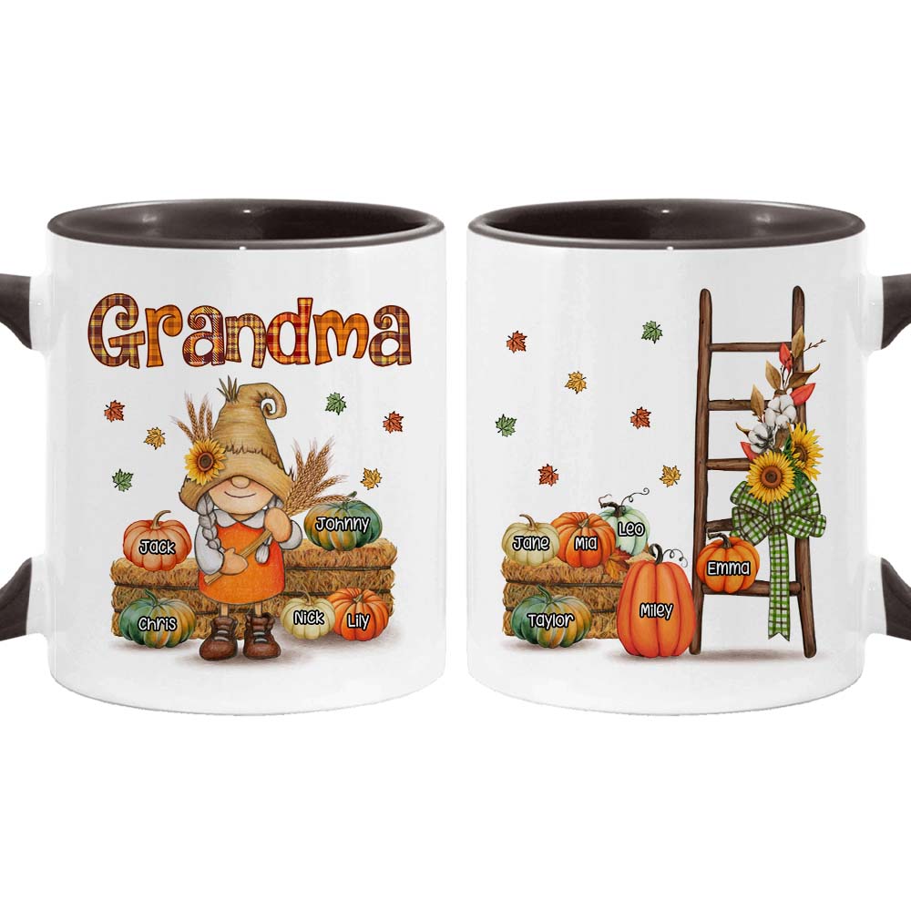 Personalized Gift For Grandma Fall Pumpkin Mug 27209 Primary Mockup