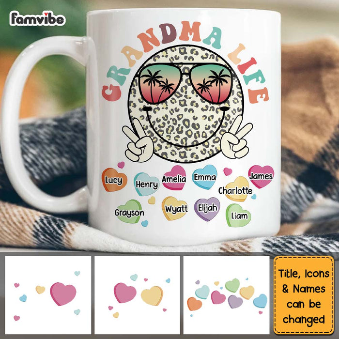 Personalized Gift For Grandma Life Beach Summer Vacation Mug 27210 1