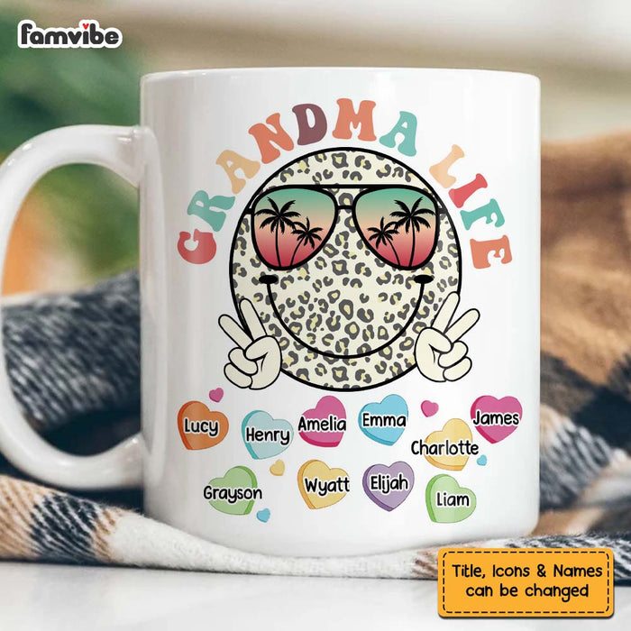 Personalized Gift For Grandma Life Beach Summer Vacation Mug 27210 1