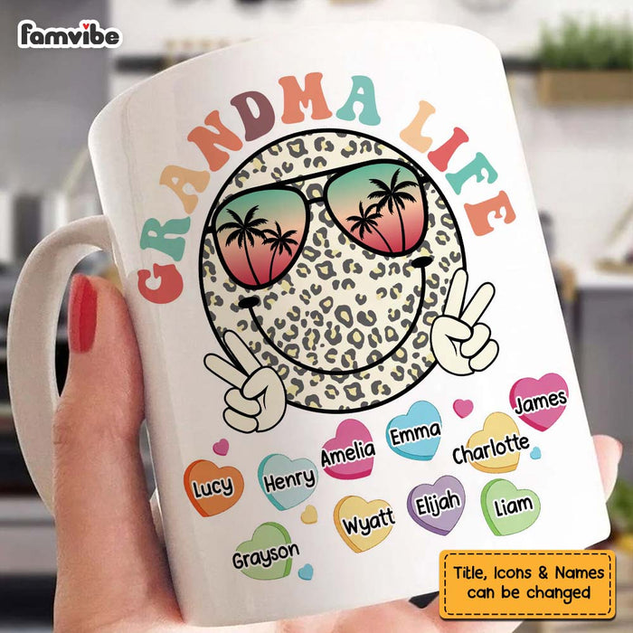 Personalized Gift For Grandma Life Beach Summer Vacation Mug 27210 1