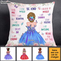 Personalized Gift For Granddaughter Affirmation I Love Myself Pillow 27218 thumb 1