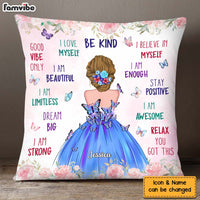 Personalized Gift For Granddaughter Affirmation I Love Myself Pillow 27218 thumb 1
