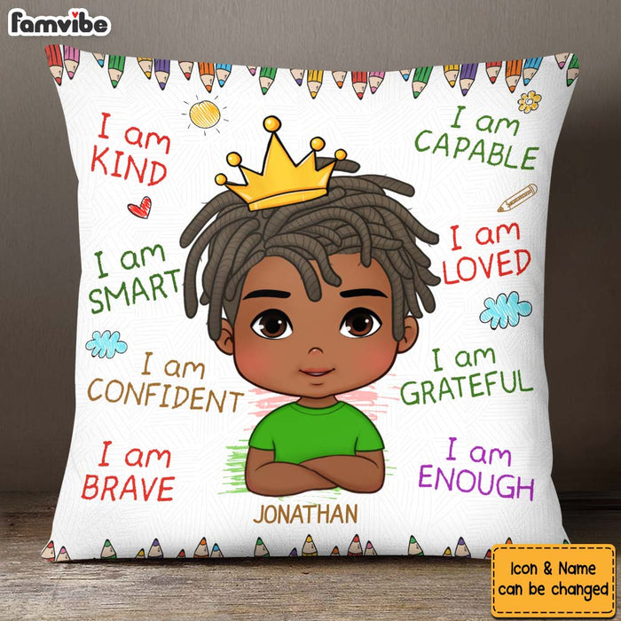 Personalized Gift For Grandson I Am Kind Pillow 27219 1
