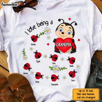 Personalized Gift For Grandma I Love Being A Grandma Ladybug Shirt - Hoodie - Sweatshirt 27224 thumb 1
