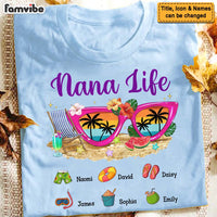 Personalized Gift For Grandma Life Sunglasses Beach Vibes Summer Vacation Shirt - Hoodie - Sweatshirt 27226 thumb 1