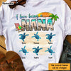 Personalized Gift For Grandma Turtle Beach Summer Vacation I Love Being A Grandma Shirt - Hoodie - Sweatshirt 27227 1