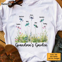 Personalized Gift For Grandma Dragonfly Grandma's Garden Shirt - Hoodie - Sweatshirt 27233 thumb 1
