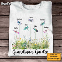 Personalized Gift For Grandma Dragonfly Grandma's Garden Shirt - Hoodie - Sweatshirt 27233 thumb 1