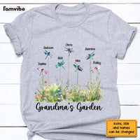 Personalized Gift For Grandma Dragonfly Grandma's Garden Shirt - Hoodie - Sweatshirt 27233 thumb 1
