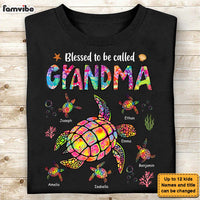 Personalized Gift For Grandma Turtle Colorful Shirt - Hoodie - Sweatshirt 27235 thumb 1
