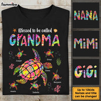 Personalized Gift For Grandma Turtle Colorful Shirt - Hoodie - Sweatshirt 27235 thumb 1