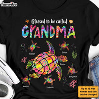 Personalized Gift For Grandma Turtle Colorful Shirt - Hoodie - Sweatshirt 27235 thumb 1