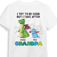 Personalized Gift For Grandson I Try To Be Good Kid T Shirt 27239 thumb 1