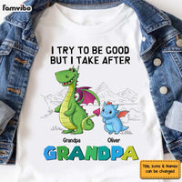 Personalized Gift For Grandson I Try To Be Good Kid T Shirt 27239 thumb 1
