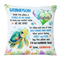 Personalized Gift For Grandson Turtle Inside This Pillow 27245 thumb 1