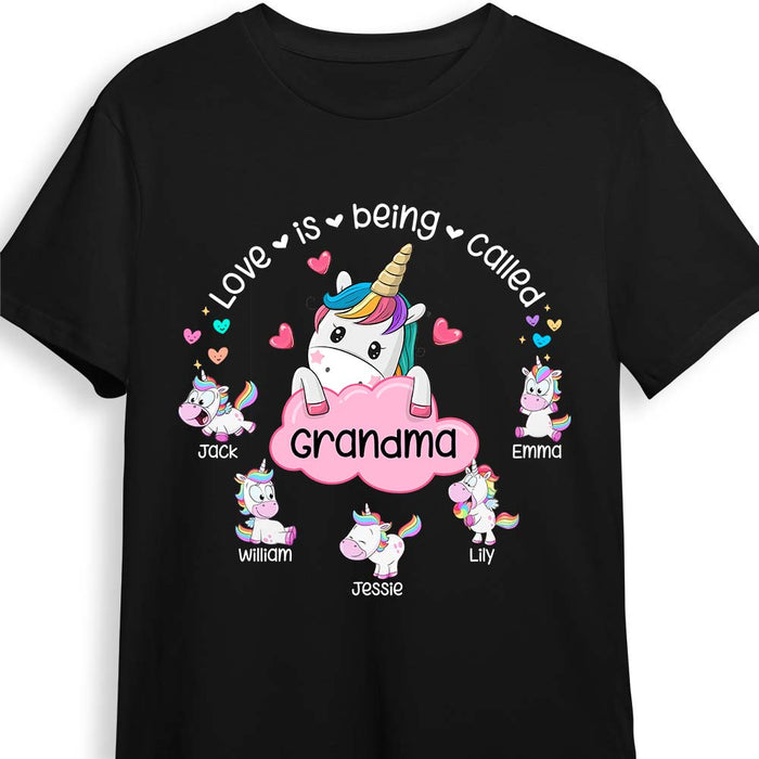 Personalized Gift For Grandma Love Is Being Called Unicorn Dancing Shirt - Hoodie - Sweatshirt 27257 1