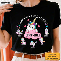 Personalized Gift For Grandma Love Is Being Called Unicorn Dancing Shirt - Hoodie - Sweatshirt 27257 thumb 1