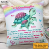 Personalized Gift For Granddaughter Turtle Rainbow Hug This Pillow 27260 1