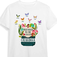 Personalized Gift for Grandma Floral Typewriter Shirt - Hoodie - Sweatshirt 27267 thumb 1