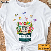 Personalized Gift for Grandma Floral Typewriter Shirt - Hoodie - Sweatshirt 27267 thumb 1