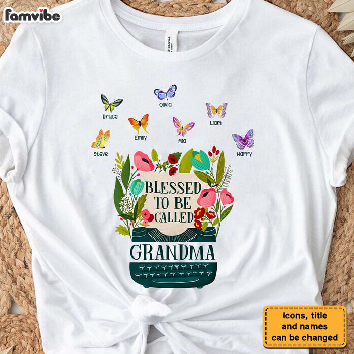 Personalized Gift for Grandma Floral Typewriter Shirt - Hoodie - Sweatshirt 27267 1